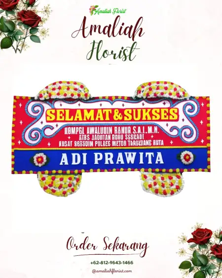 Papan Bunga Ucapan Selamat Ciloto